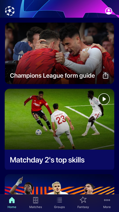 Champions League Official Screenshot