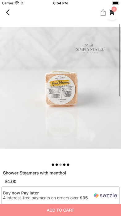 Simply Stated Bath & Body Screenshot
