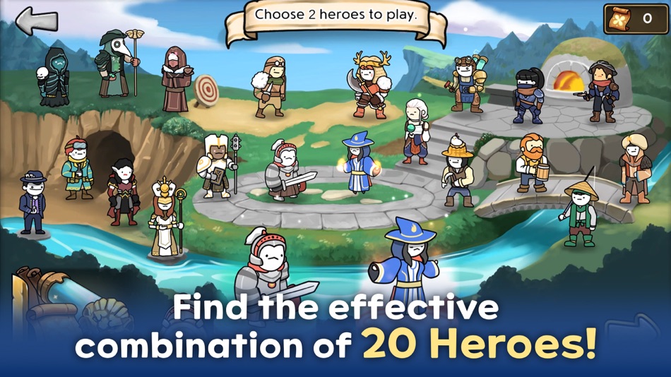 #4. 3 Minute Heroes: Card Defense (iOS) Podle: Sinkhole Studio Inc.