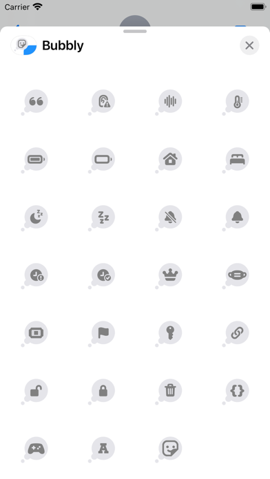 Bubbly - Tapback Stickers Screenshot