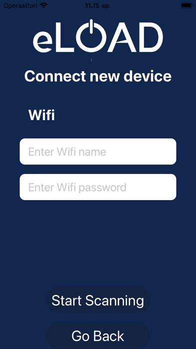 eLOAD Charging Screenshot