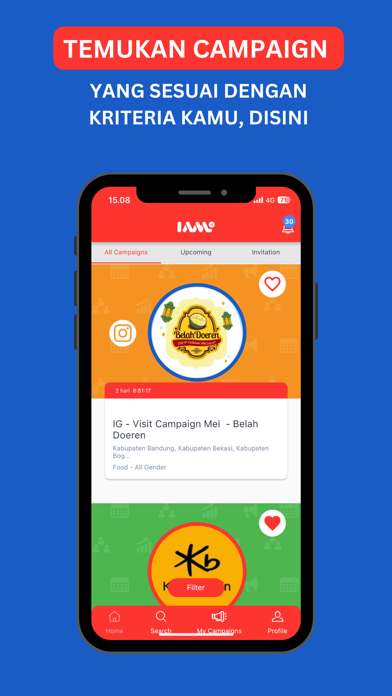 IAM Influencer Screenshot