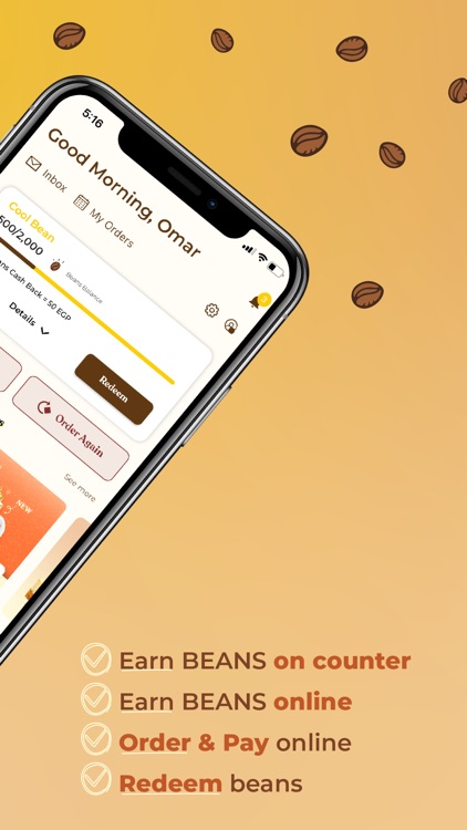 Cilantro: Ordering & Rewards