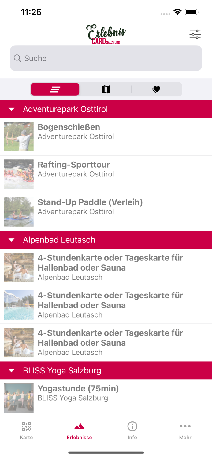 ErlebnisCard Salzburg