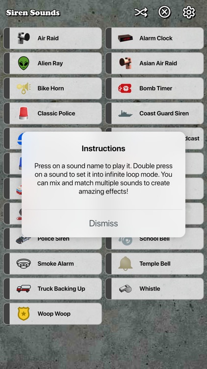 Siren Sounds Soundboard