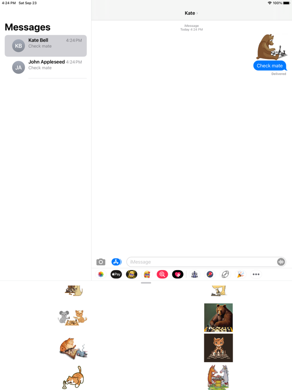 Screenshot #6 pour Chess Master Stickers