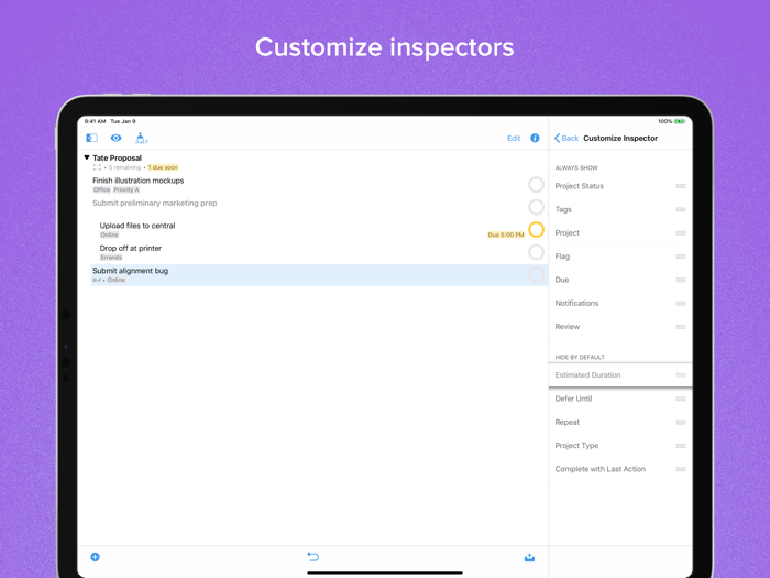 OmniFocus 3