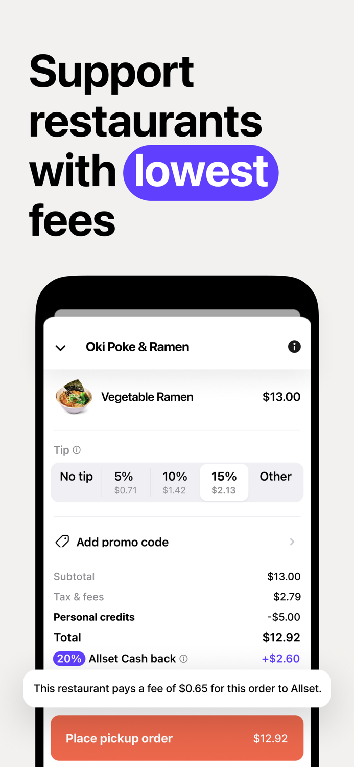 Allset Food Pickup and Rewards