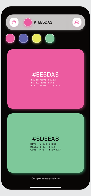‎Kulur Color Palettes generator Screenshot