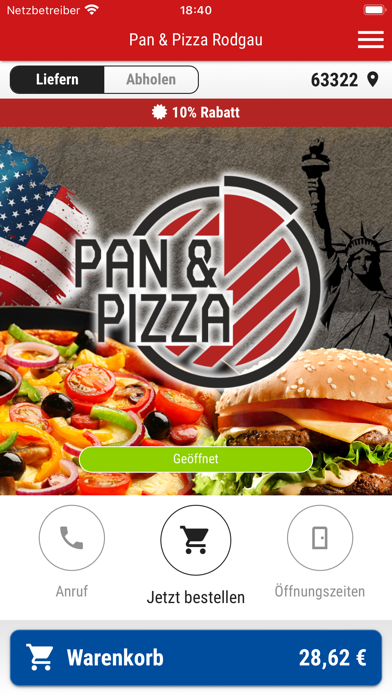 Pan & Pizza Rodgau Screenshot