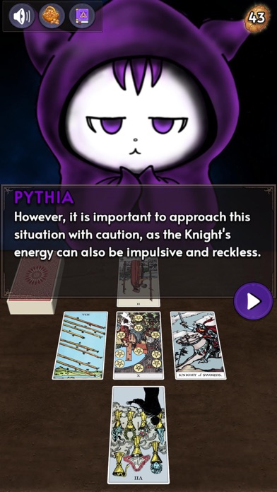 Pythia Tarot Screenshot
