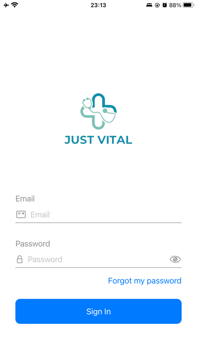 Screenshot 1 of Just Vitals App