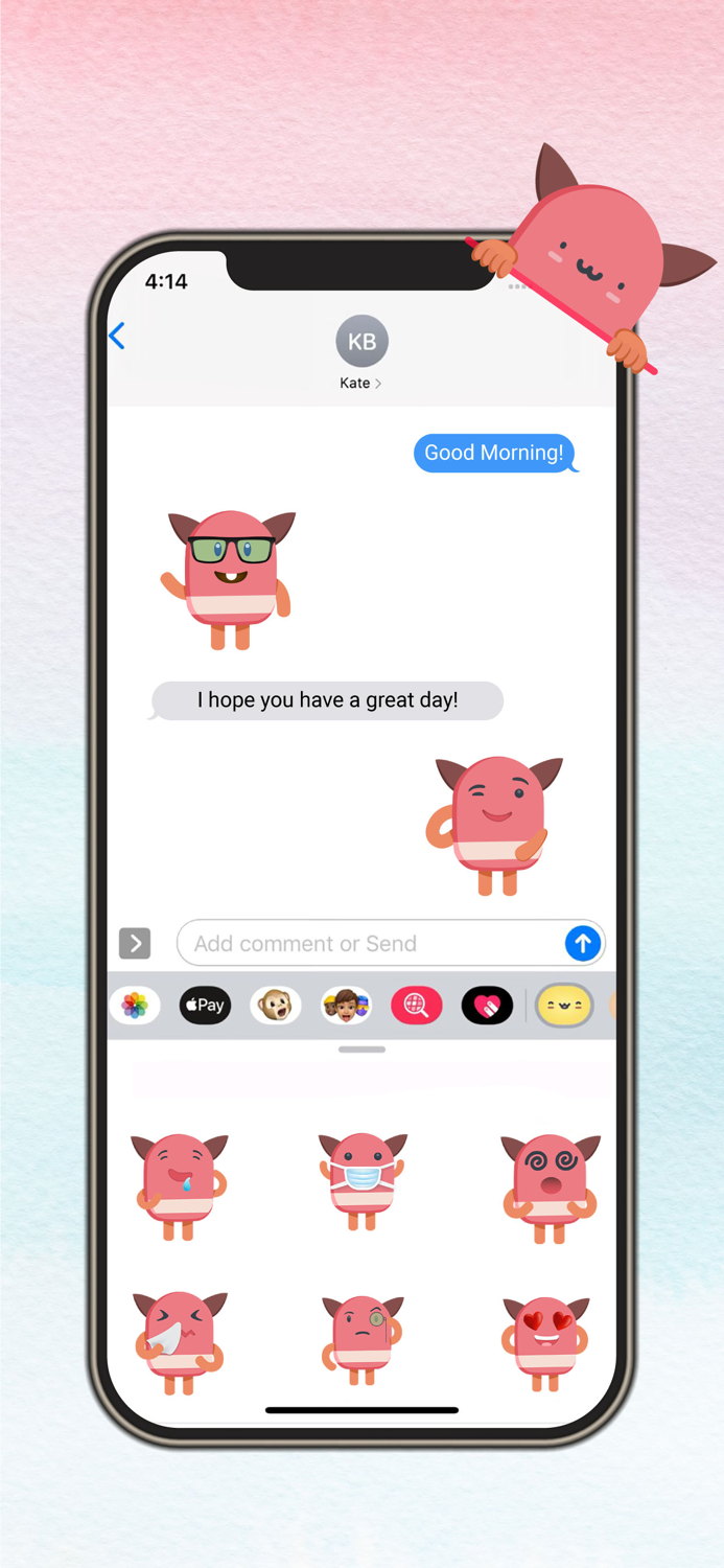 Cute Kawaii Stickers iMessage