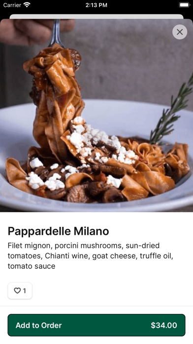 Ristorante Fratelli Milano Screenshot