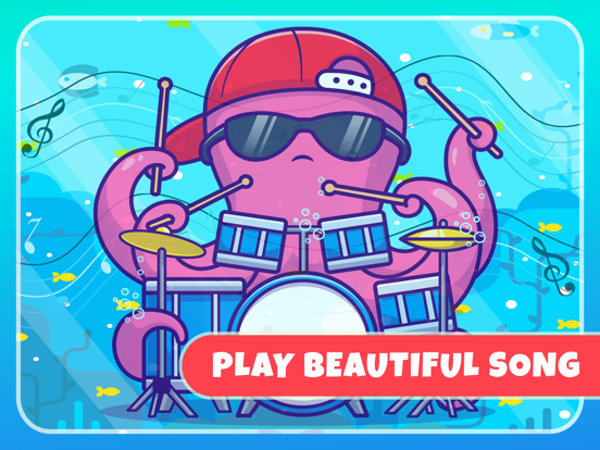 My Cute Octopus underwater iPad screenshot 2 - Entertainment app