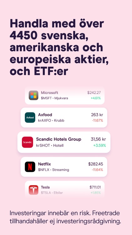 Freetrade: ISK, investera