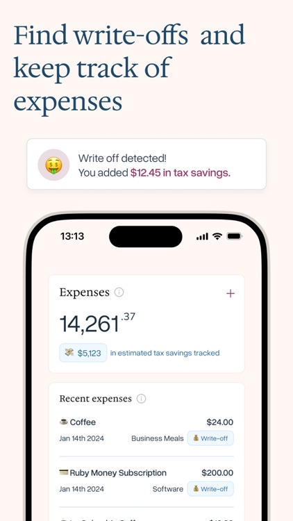 Ruby Money- Taxes, handled