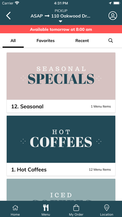 Camel City Coffee Screenshot