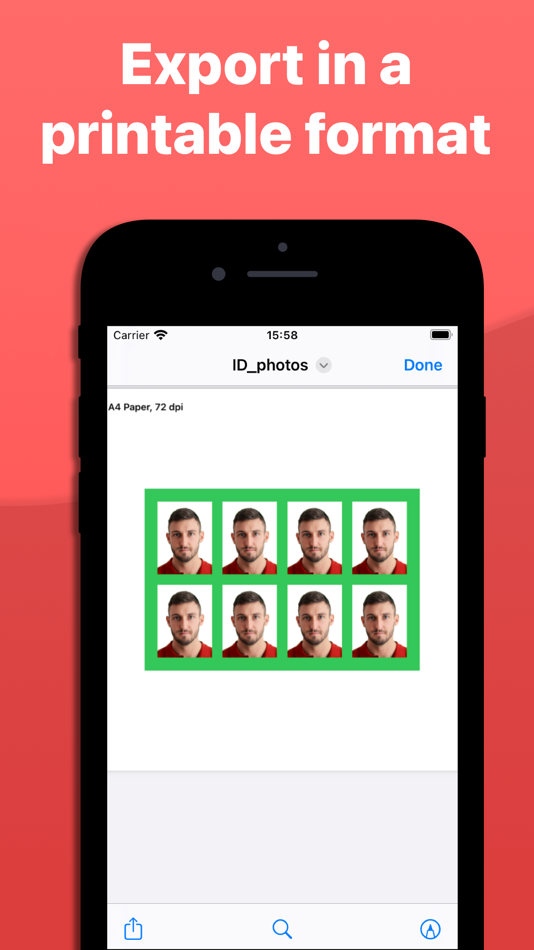 #5. ID Photo Maker document photos (iOS) 由: Arthur Eduardo Skaetta Alvarez Desenvolvimento de Software LTDA.