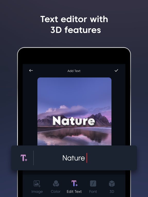 Screenshot #4 pour AR Text Camera - 3D Text Art