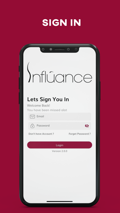 Influance Test Screenshot 1 - AppWisp.com