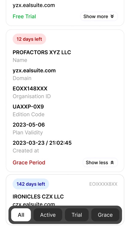 EalSuite - Partner Console