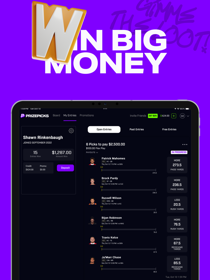 PrizePicks - Fantasy Game