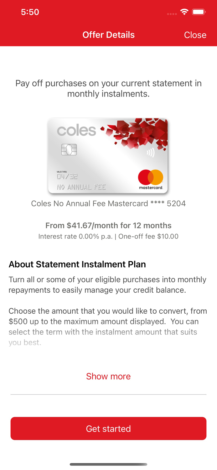 Coles Mobile Wallet