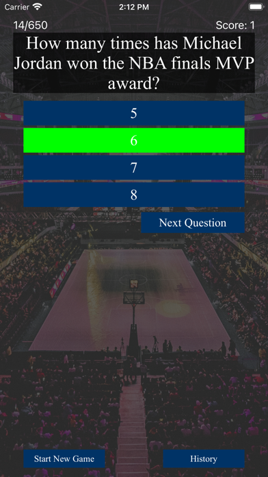 Basketball Trivia Pro 50fifty Screenshot