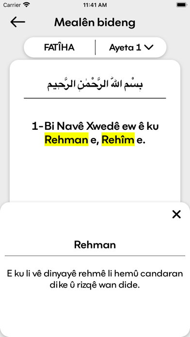 Qurana Kurdî Screenshot