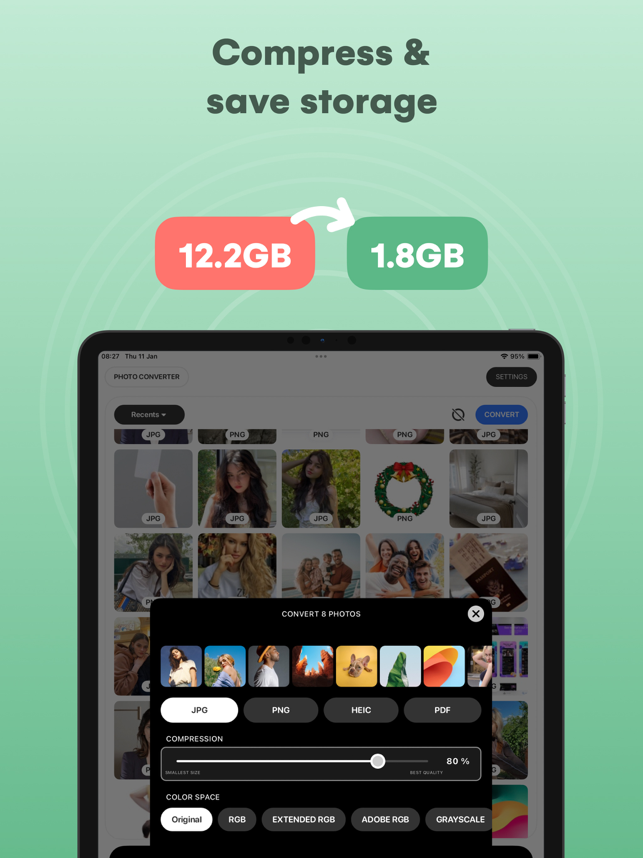 ‎JPEG Convert - HEIC to JPG Screenshot