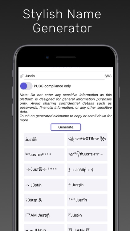 Emoji & Nickname Studio Apps screenshot-4
