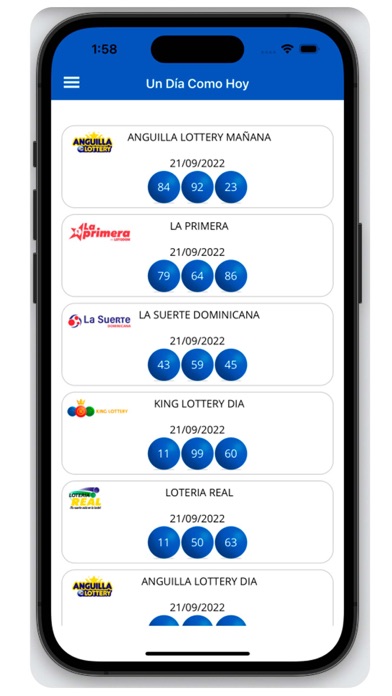 Sorteos Loterías Dominicanas Screenshot