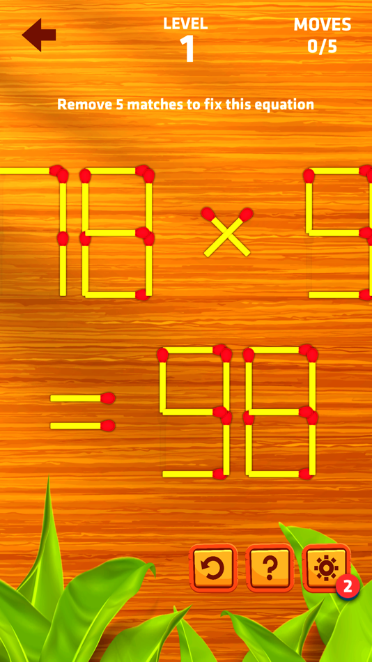#6. Match Sticks - Game (iOS) 由: Smit Sabhadiya