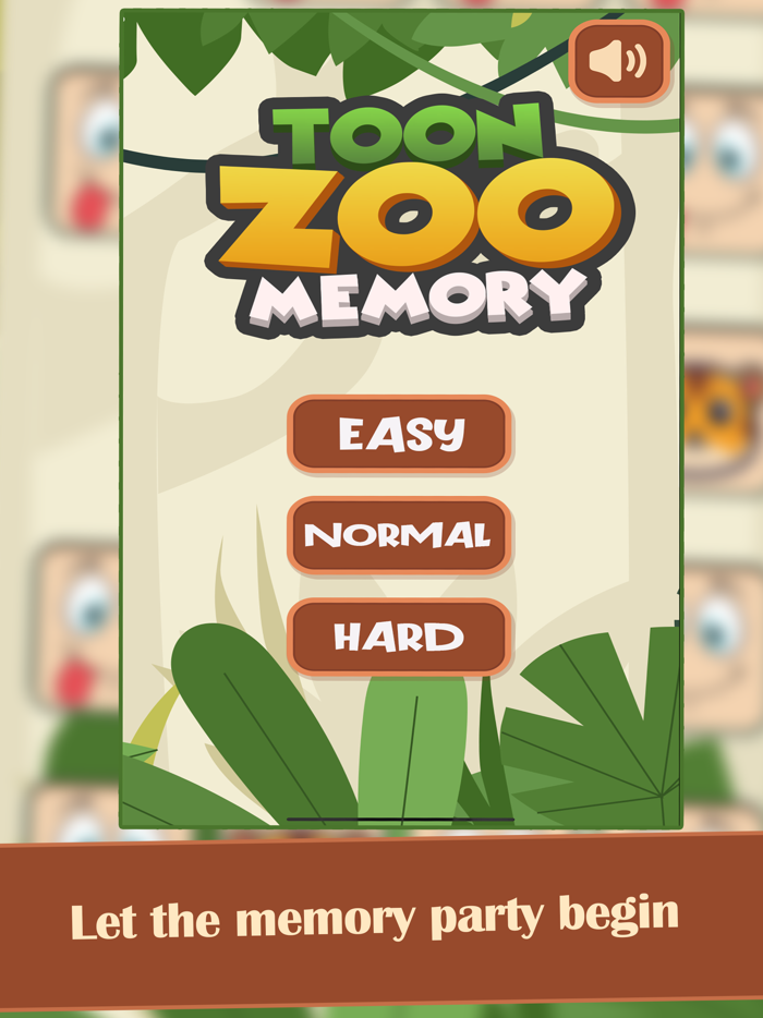 Toon Zoo Memory