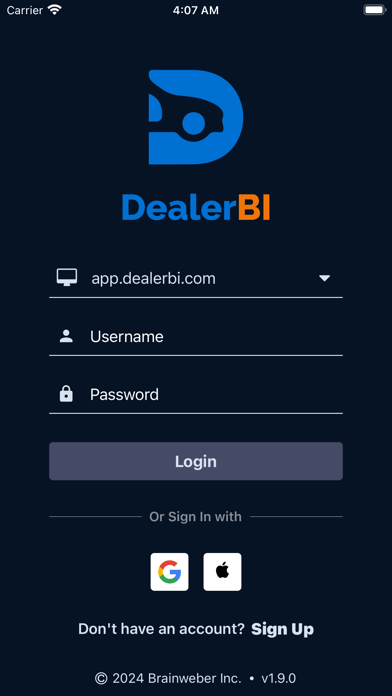 DealerBI Screenshot