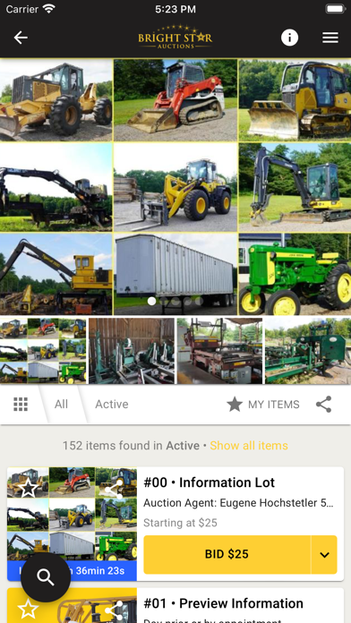 Bright Star Realty and Auction Screenshot