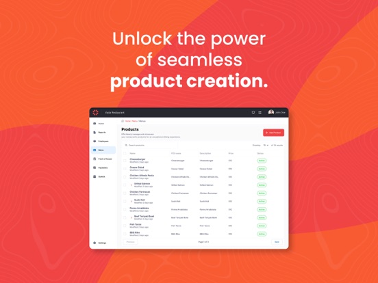 Vada Dash iPad screenshot 2 - Business app