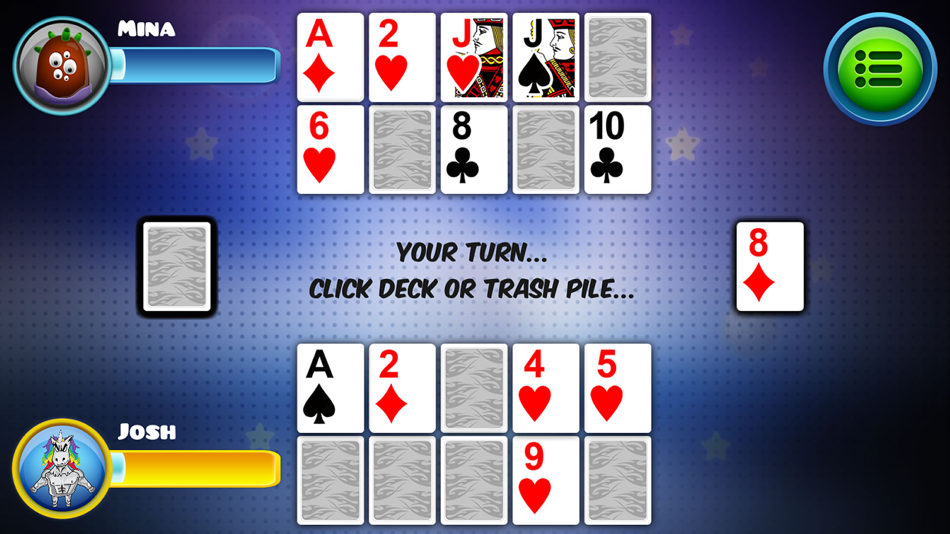 #1. Trash Card Game (iOS) Podle: GLOBE NETWORKING LLC