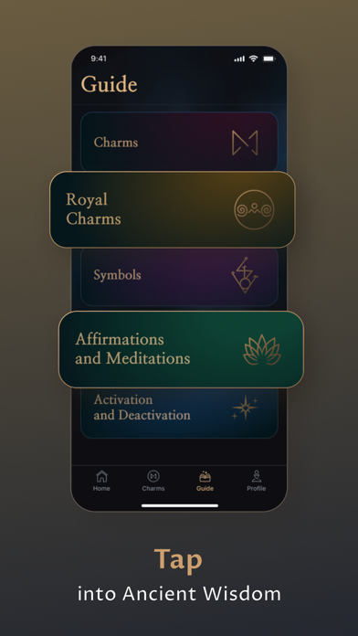 Guided meditations－Metacharms Screenshot