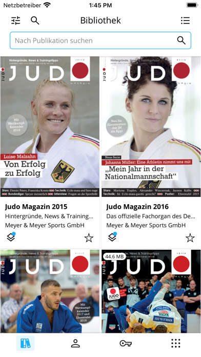 Judo Magazin Screenshot