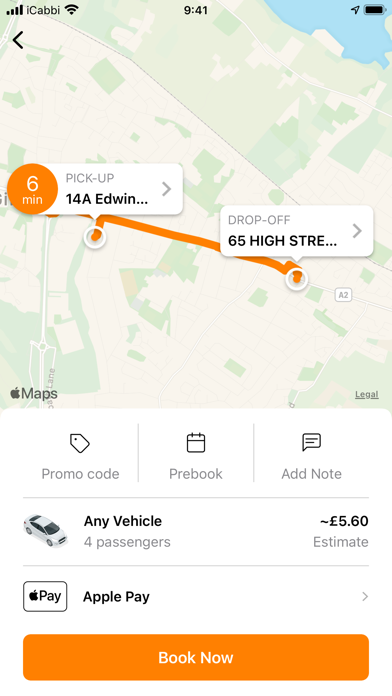 Vokes-Windmill-Rainham Taxis. Screenshot