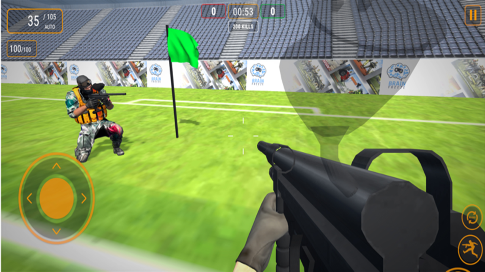 #2. Paintball Battle Arena 3D (iOS) 由: THINKING SKILLS APPS, SOCIEDAD LIMITADA