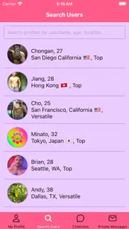 asian gay chat iphone screenshot 4