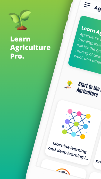 Screenshot #1 pour Learn Agriculture Pro