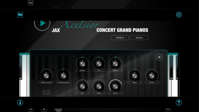 JAX Xcelsior Grand Piano Screenshot
