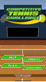 Competitive Tennis Challenge screenshot