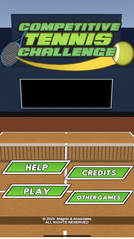 #1. Competitive Tennis Challenge (iOS) 由: Magnin & Associates