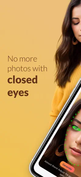 Game screenshot Open Eyes: AI Face Editor apk