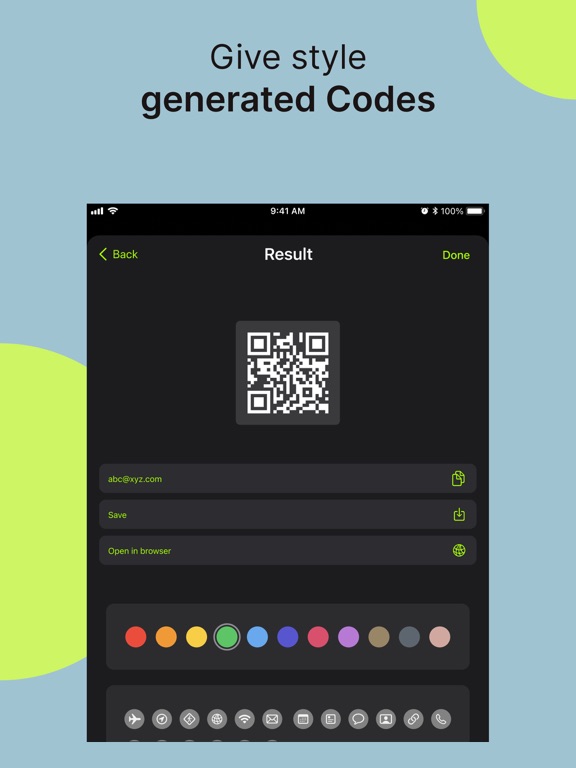 QR Code Reader + Barcode Scan iPad screenshot 4 - Utilities app